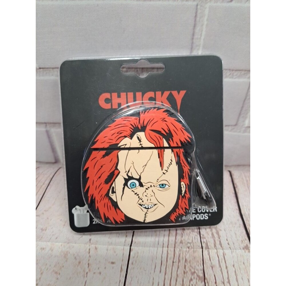 NIP Chucky AirPod Protective Case Bioworld Horror Childs Play Horror Halloween